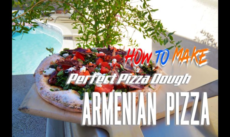 How to make ARMENIAN PIZZA in a Wood Fired Oven