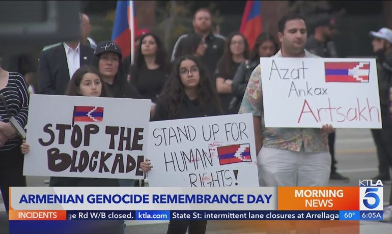 Armenian community commemorates genocide, draws attention to ongoing conflict with Azerbaijan